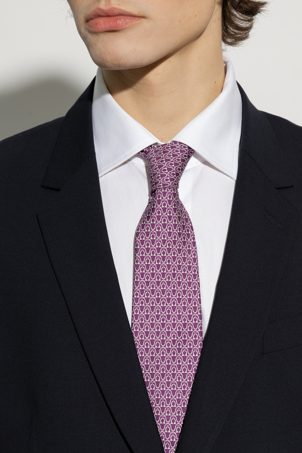 ferragamo silk tie